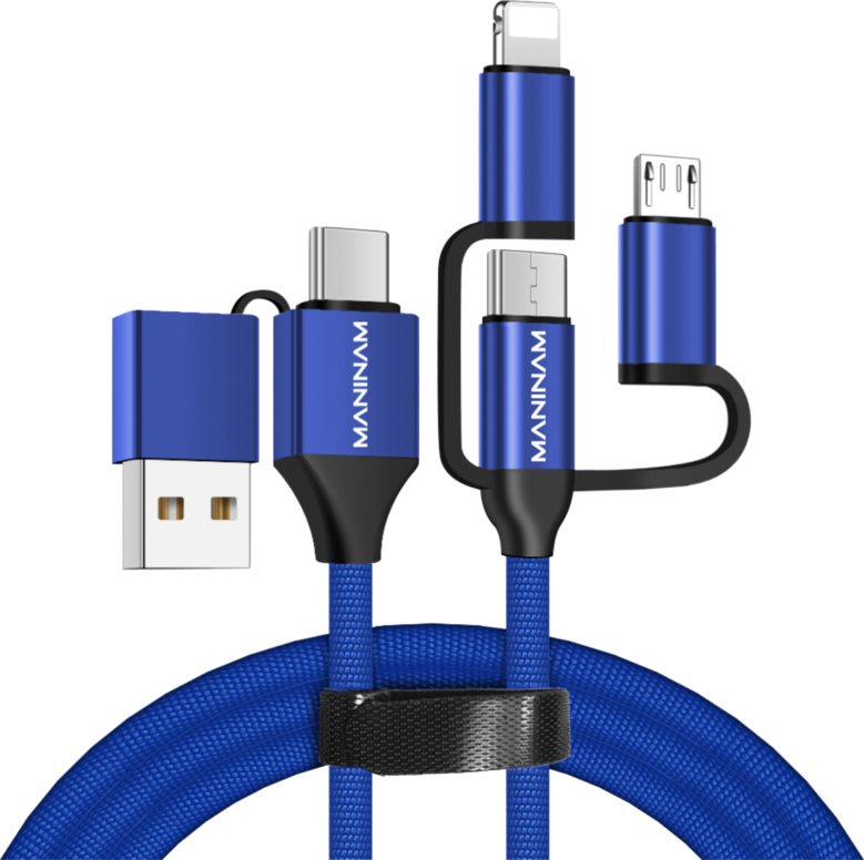 MANINAM - Multi USB Cable 5in1 - Pioneer in USB C Multi USB Port