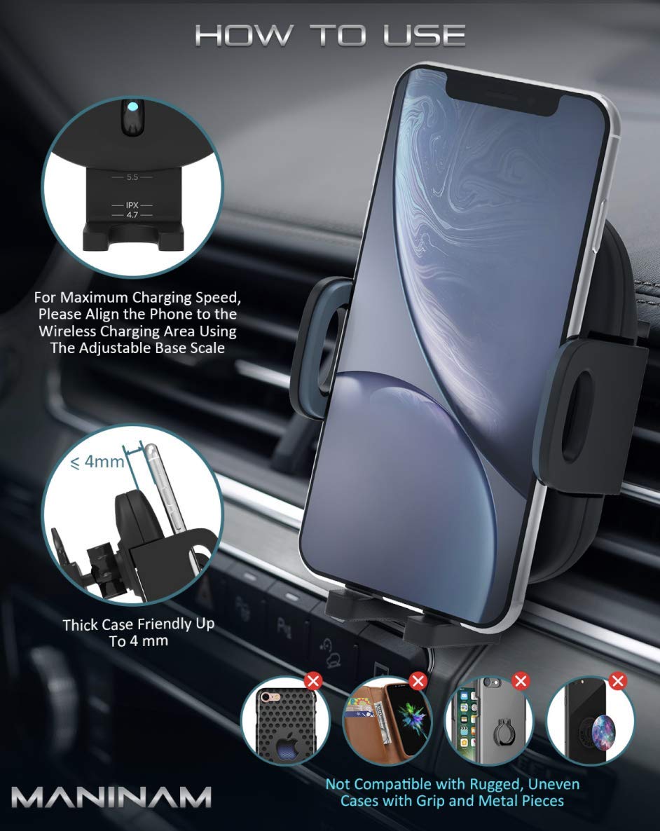 MANINAM Wireless Car Charger
