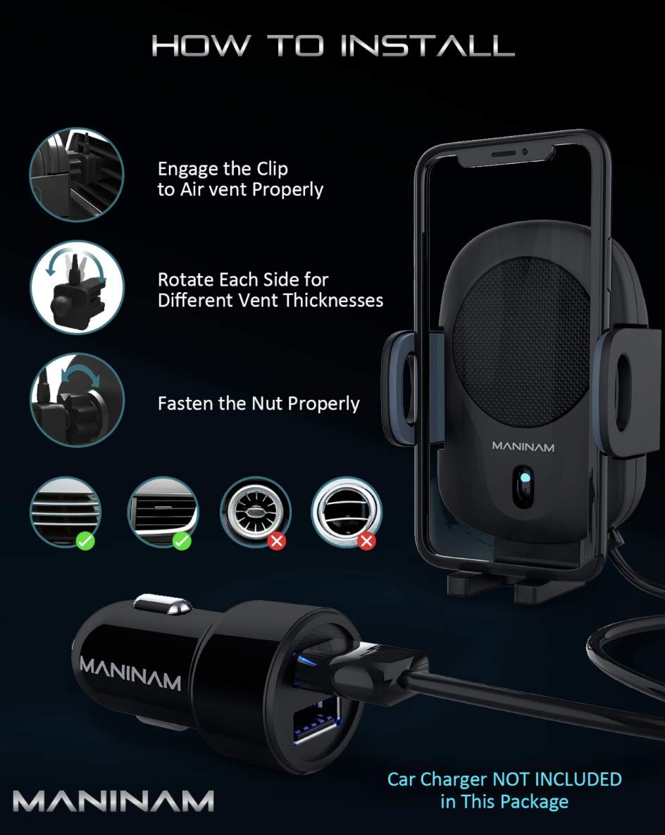 MANINAM Wireless Car Charger