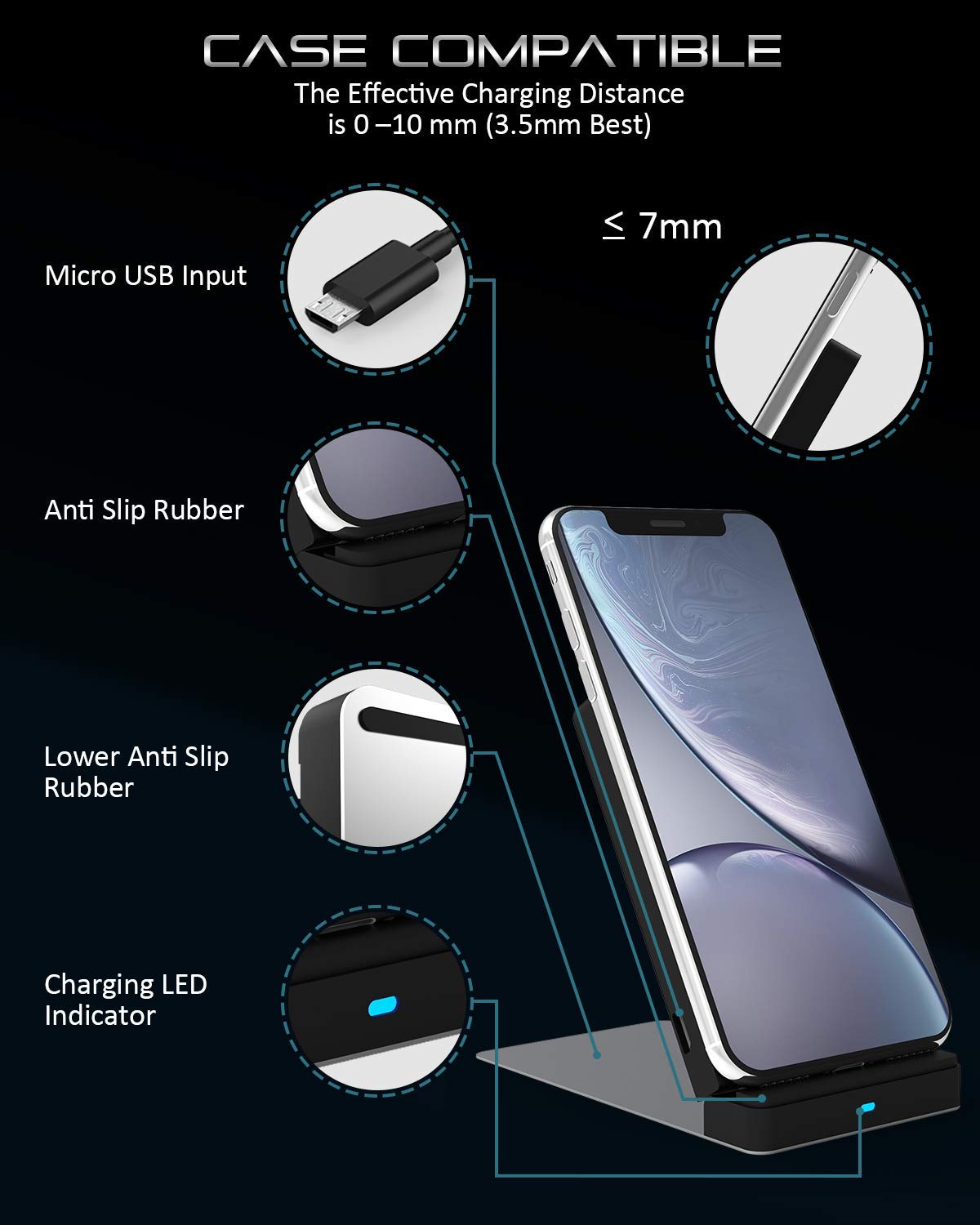 MANINAM Wireless Charging Stand